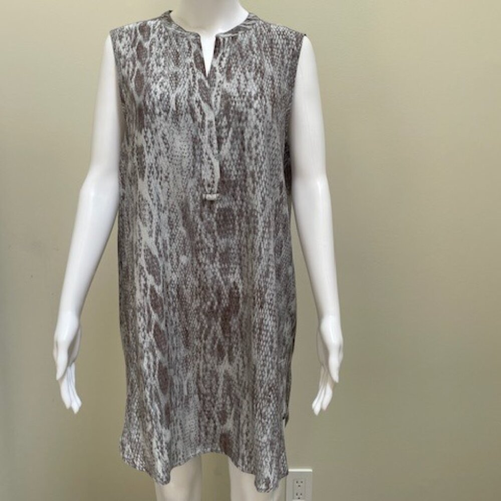 Acrobat NWT Sleeveless Silk Tunic Dress Size L